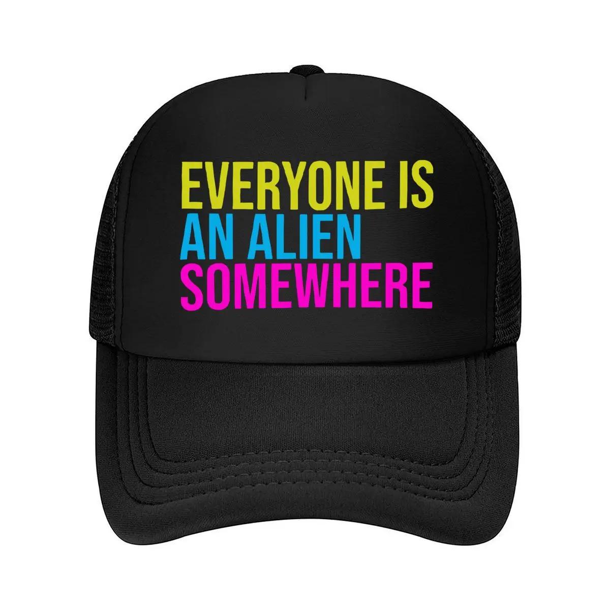 Everyone Is An Alien Colorful, Cosmic - Themed Typography Art Mesh Baseball Cap One Size
Everyone Is An Alien Colorful, Cosmic - Themed Typography Art Mesh Baseball Cap One Size