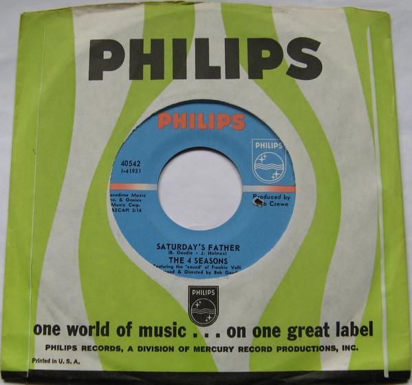 7-дюймовая пластинка FOUR SEASONS Saturdays Father Goodbye Girl 40542 Philips US Pop Б/у
7-дюймовая пластинка FOUR SEASONS Saturdays Father Goodbye Girl 40542 Philips US Pop Б/у