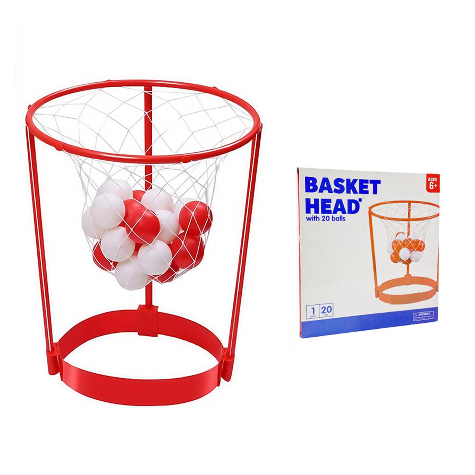 Interactive Head Basketball Game Set with Adjustable Hoop and 20 Soft Balls for Indoor Outdoor Family Fun and Group Play Activities One Size
Interactive Head Basketball Game Set with Adjustable Hoop and 20 Soft Balls for Indoor Outdoor Family Fun and Group Play Activities One Size
