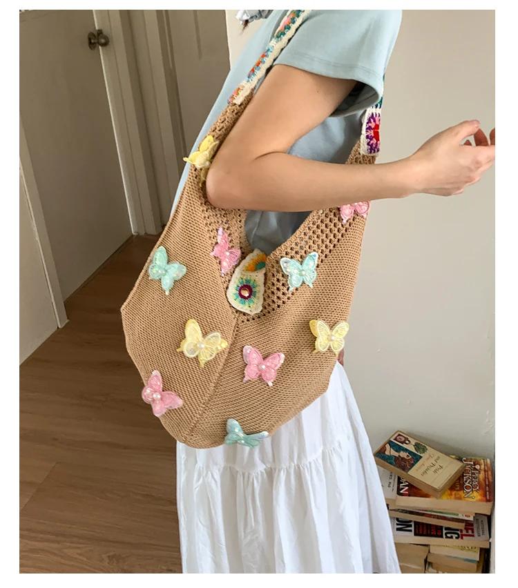 Summer Beach Vacati Shoulder Bags Fabric Bow Hollow Out Women s Bags 2026 Fashi Commuting Versatile Women s Handbags коричневий
Summer Beach Vacati Shoulder Bags Fabric Bow Hollow Out Women s Bags 2026 Fashi Commuting Versatile Women s Handbags коричневий