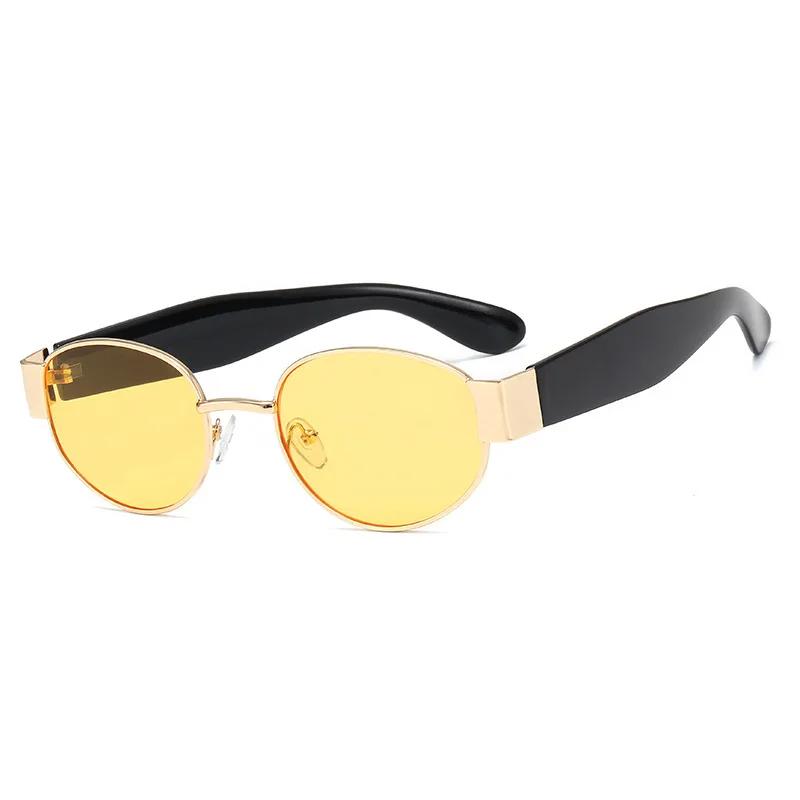 High Quality Classic Oval Sunglasses Retro Designer Protective Driving Glasses UV400 Eyewear Women Metal Frame Sun Glasses жёлтый
High Quality Classic Oval Sunglasses Retro Designer Protective Driving Glasses UV400 Eyewear Women Metal Frame Sun Glasses жёлтый