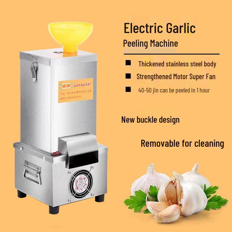 Automatic Electric Garlic Peeler & Crusher for Home or Commercial Use
Automatic Electric Garlic Peeler & Crusher for Home or Commercial Use