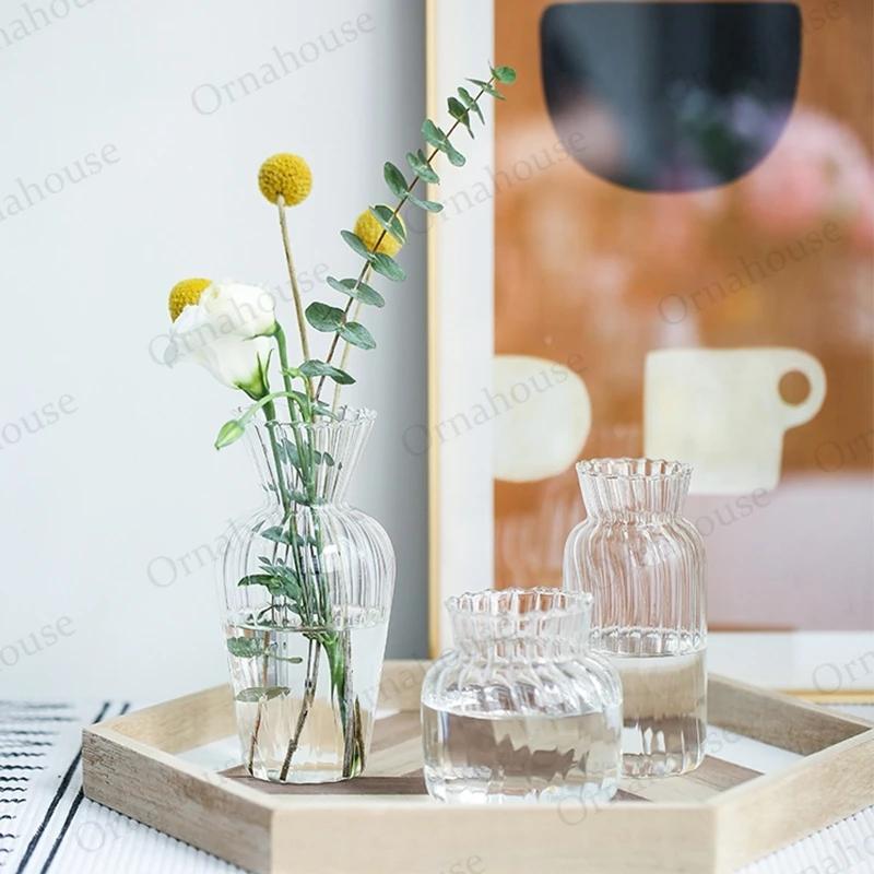 Nordic Minimalist Transparent Glass Vase Plant Vase Water Culture Container Flower Pot Living Room Decoration Vases for Flowers
Nordic Minimalist Transparent Glass Vase Plant Vase Water Culture Container Flower Pot Living Room Decoration Vases for Flowers