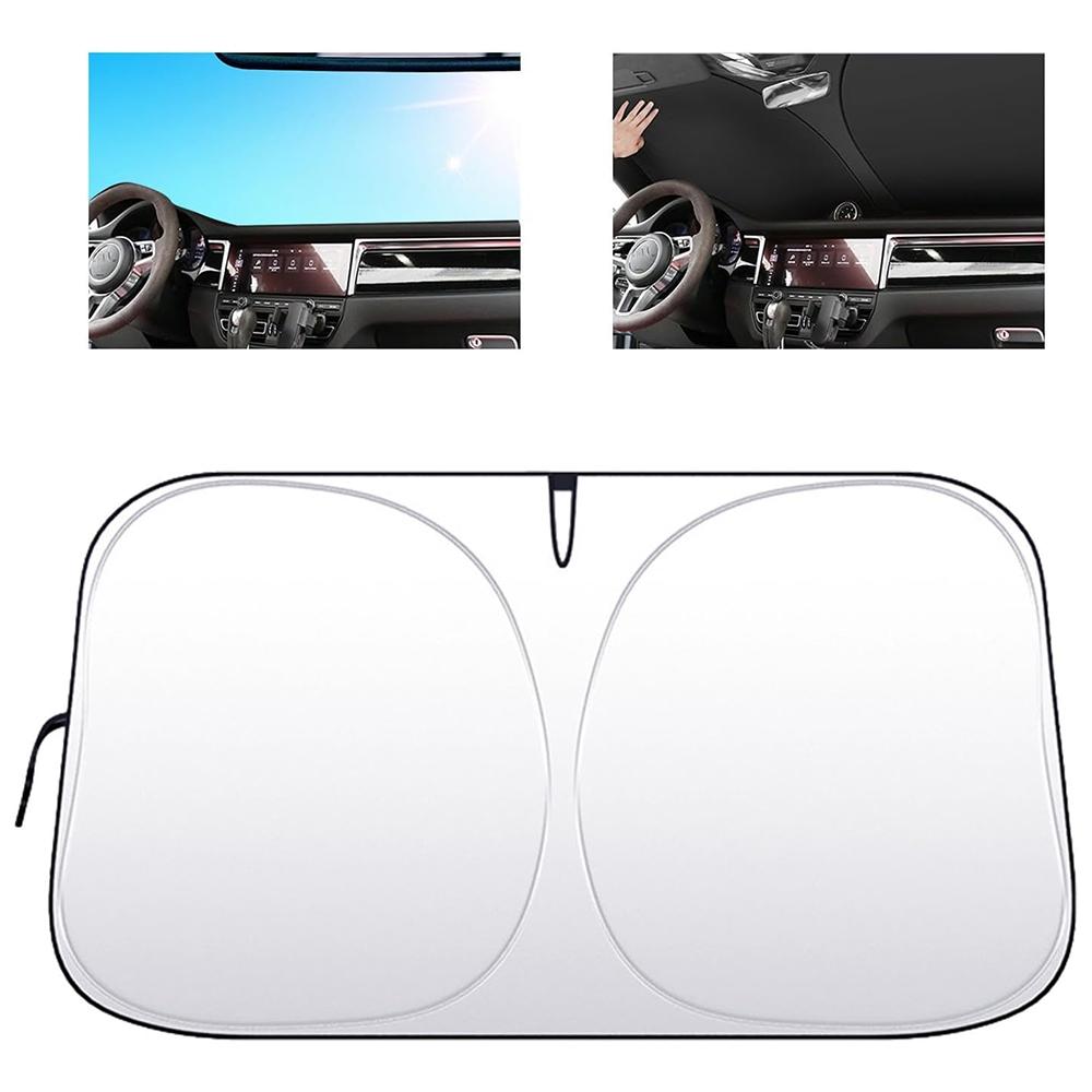 Чохол-шторка для лобового скла автомобіля, тканина титанового сріблястого кольору, теплоізоляція, сонцезахисний екран S
Чохол-шторка для лобового скла автомобіля, тканина титанового сріблястого кольору, теплоізоляція, сонцезахисний екран S