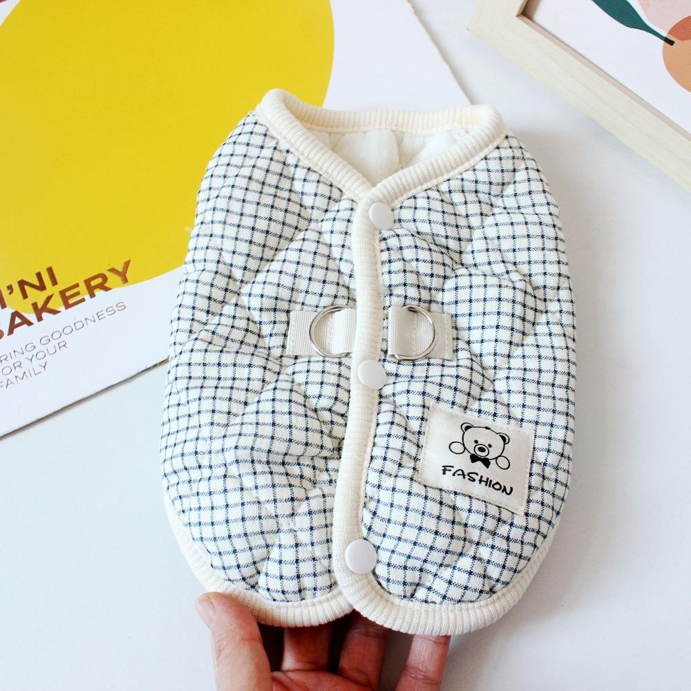 100% Cotton Teddy Bear Coat Back Buckle Puppy Clothes Vest Pet Apparel Traction Vest Autumn Season M темно-синий
100% Cotton Teddy Bear Coat Back Buckle Puppy Clothes Vest Pet Apparel Traction Vest Autumn Season M темно-синий