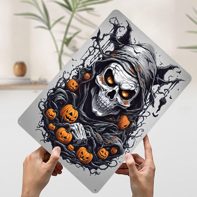Halloween Pumpkin Tin Plaque Poster Customized Wall Art Retro Vintage Metal Signs for Man Cave Gaming Room Decoration Cozy Decor 7.9x11.8In(20x30cm)
Halloween Pumpkin Tin Plaque Poster Customized Wall Art Retro Vintage Metal Signs for Man Cave Gaming Room Decoration Cozy Decor 7.9x11.8In(20x30cm)