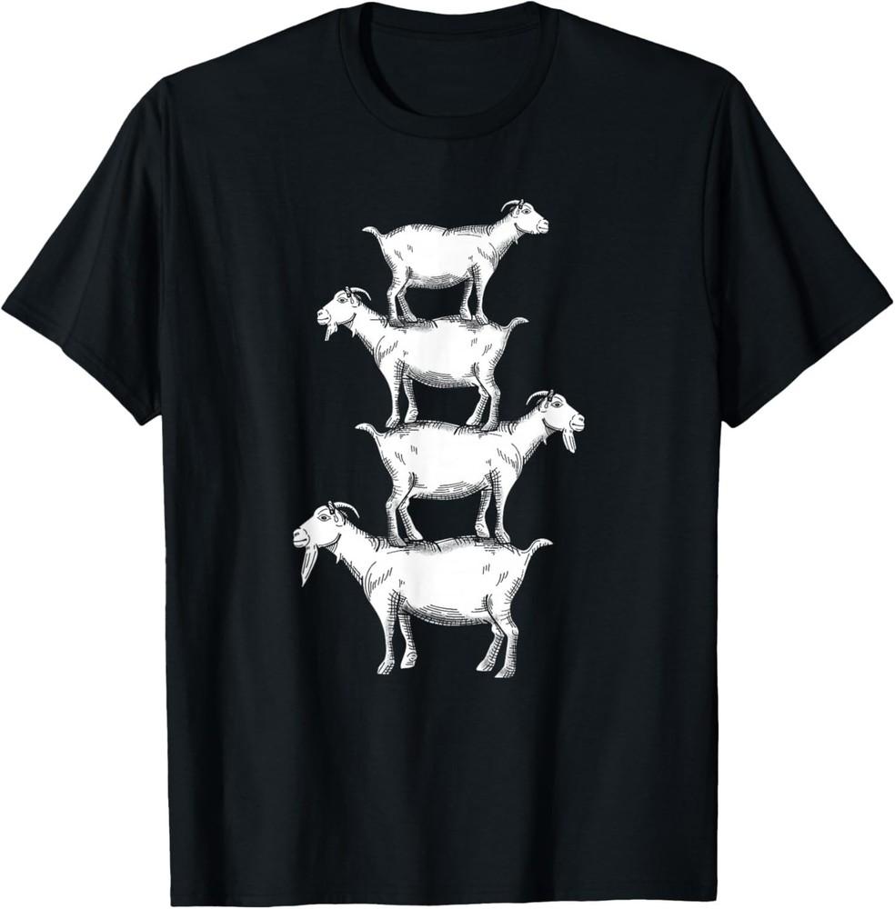 Vintage Four Buck Goats Over Each Other Farmer Goat Lovers T-Shirt M
Vintage Four Buck Goats Over Each Other Farmer Goat Lovers T-Shirt M