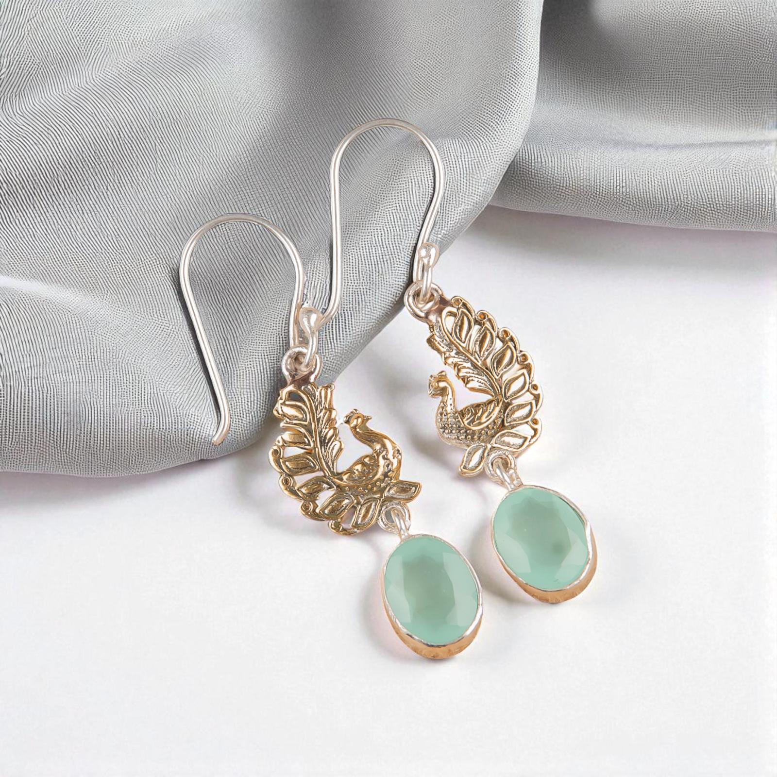 Аква Халцедон Драгоценный Камень 925 Стерлинговое Серебро Ювелирные Изделия Ручной Работы Серьги 1,8 EE-88-14
Аква Халцедон Драгоценный Камень 925 Стерлинговое Серебро Ювелирные Изделия Ручной Работы Серьги 1,8 EE-88-14