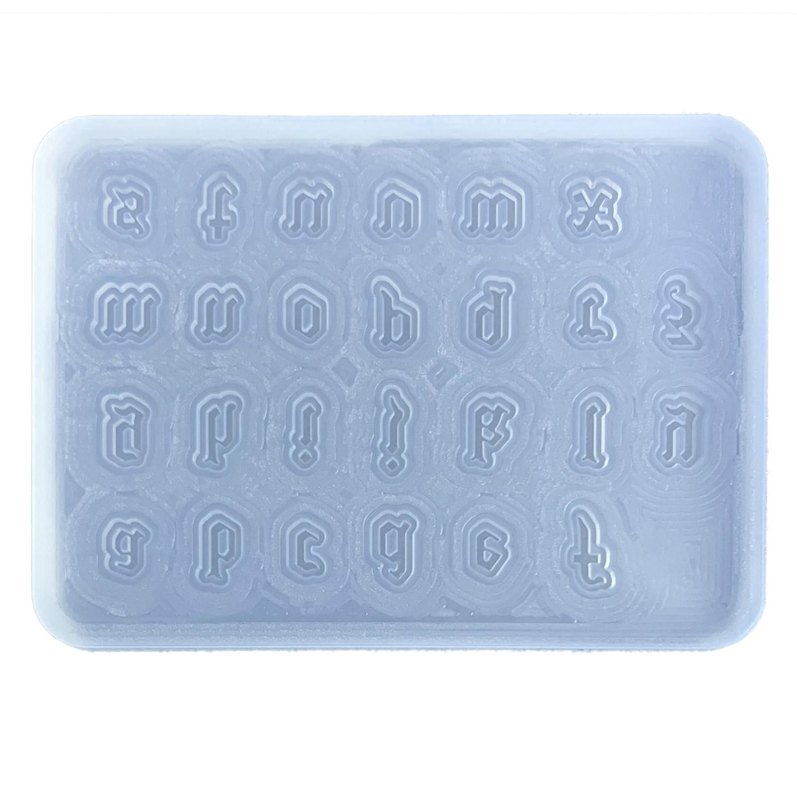 Creative-Jewelry Making Mould Keychains Craft DIY Crystal Epoxy Mold Gothic Style Letter Molds Mirror Handmade Pendant
Creative-Jewelry Making Mould Keychains Craft DIY Crystal Epoxy Mold Gothic Style Letter Molds Mirror Handmade Pendant