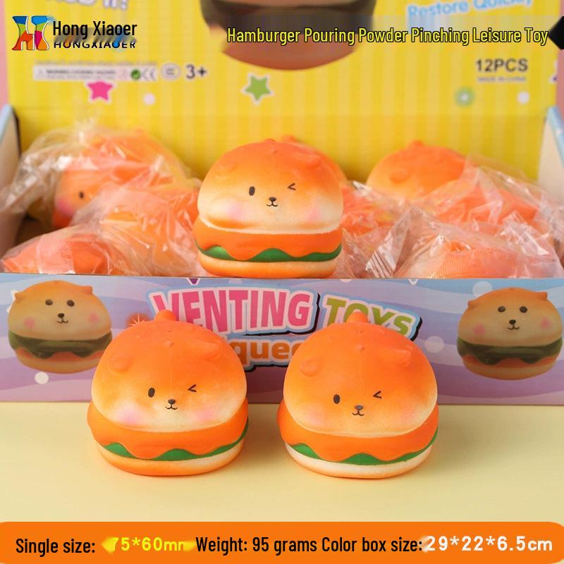 Slow Rebound Mini Hamburger Stress Relief Toy - Cute Children s Squeeze Toy, TikTok Trend 7.5*6 cm
Slow Rebound Mini Hamburger Stress Relief Toy - Cute Children s Squeeze Toy, TikTok Trend 7.5*6 cm