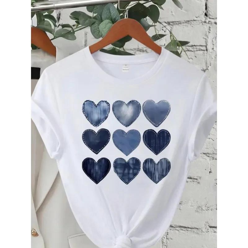 Ladies Summer Fashion Printed Tshirt Casual Short Sleeve Shirt Wild Loose Round Neck TShirt Comfortable Soft TShirt 4XL
Ladies Summer Fashion Printed Tshirt Casual Short Sleeve Shirt Wild Loose Round Neck TShirt Comfortable Soft TShirt 4XL