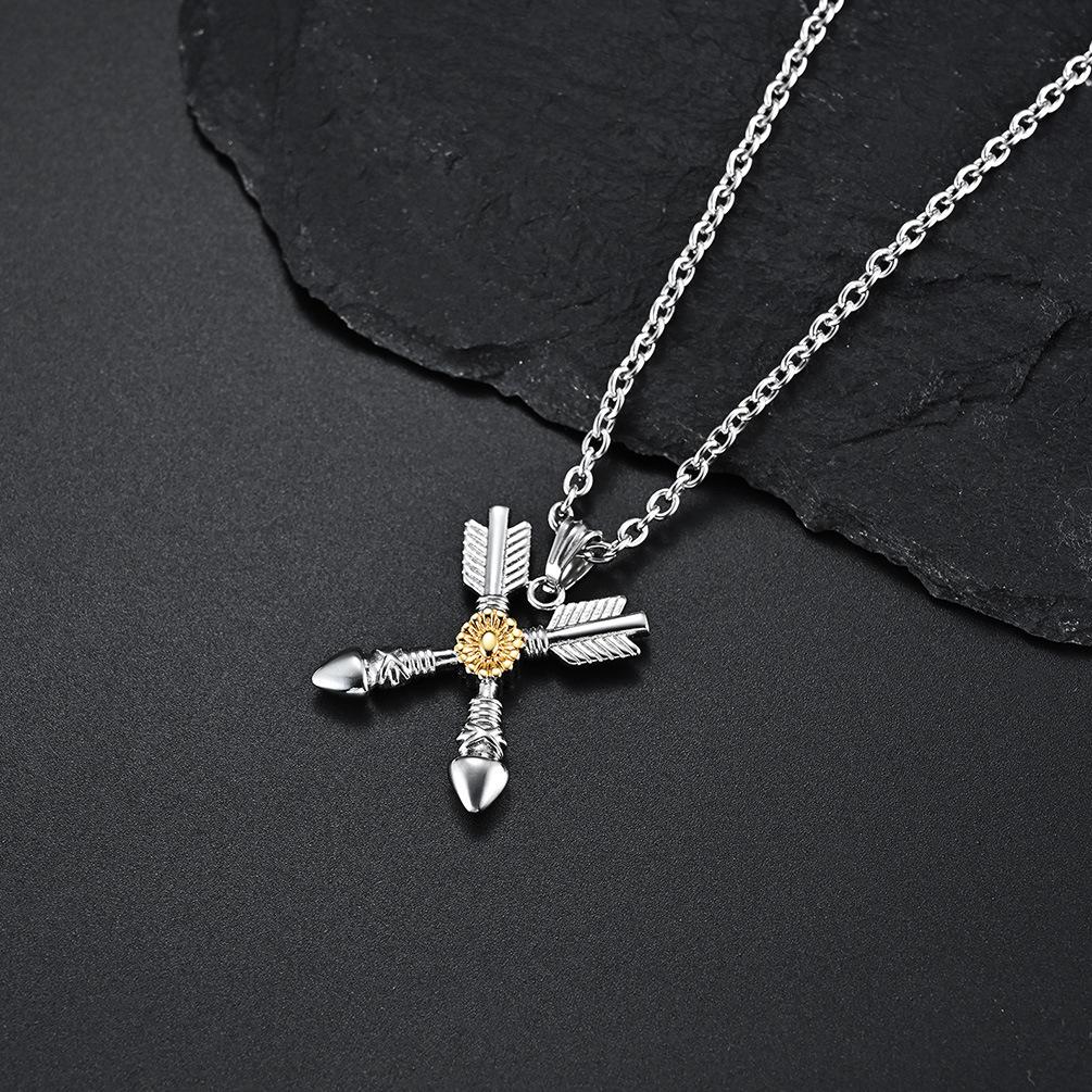 Street Retro Style Arrow Sunflower Japanese and Korean Trendy Artistic Personality High Aloofness Male Pendant
Street Retro Style Arrow Sunflower Japanese and Korean Trendy Artistic Personality High Aloofness Male Pendant