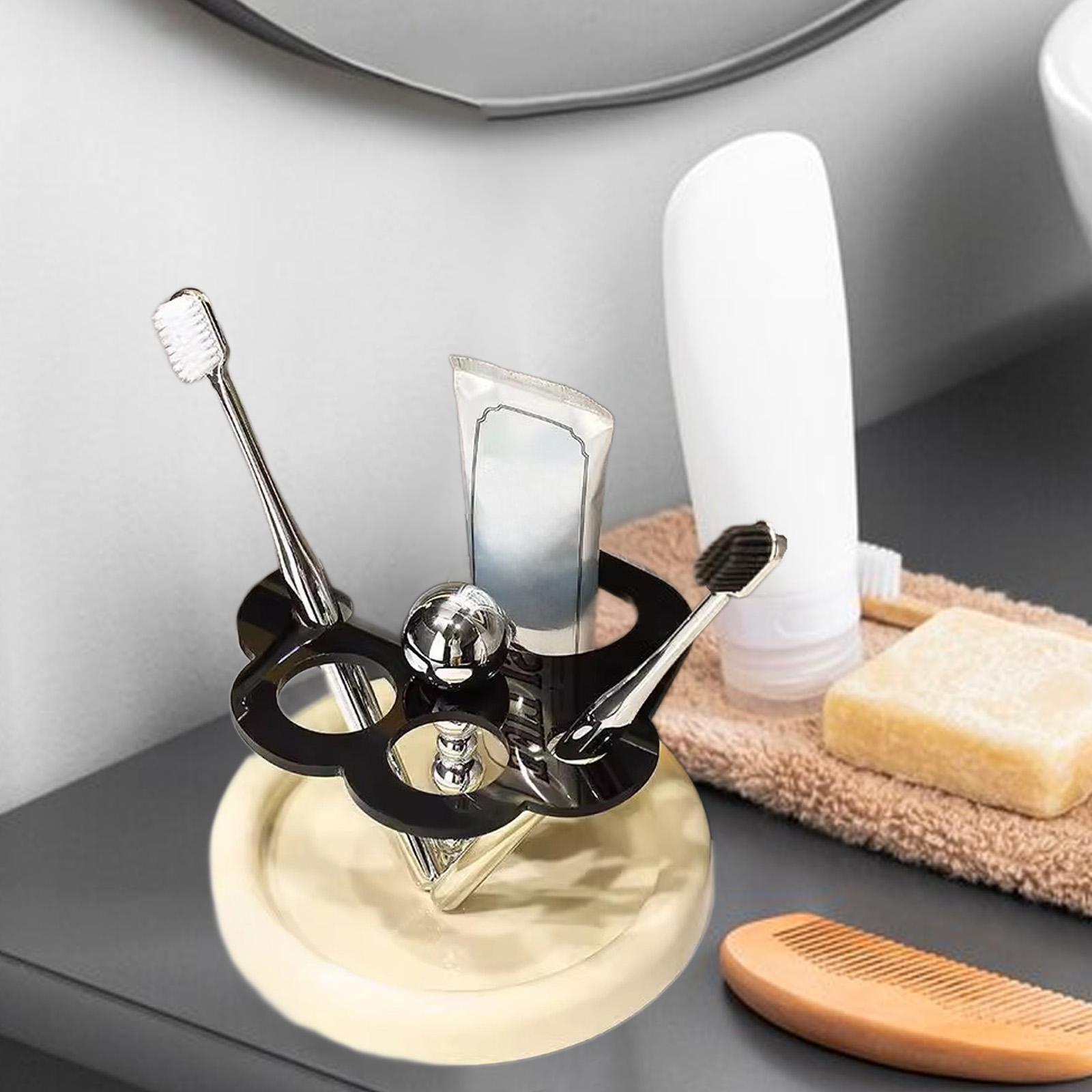 Toothbrush Holder for Bathroom Electric Toothbrush Organizer Versatile Stand Space Saving Makeup Brush Storage Rack for Hotel
Toothbrush Holder for Bathroom Electric Toothbrush Organizer Versatile Stand Space Saving Makeup Brush Storage Rack for Hotel