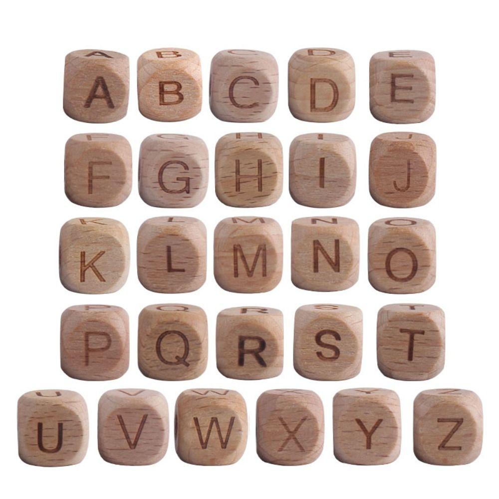 Beech English Alphabet Bead BPA Free Beech Letter Beads Number for 50PCS Key Chain Accessories random letters-50pcs
Beech English Alphabet Bead BPA Free Beech Letter Beads Number for 50PCS Key Chain Accessories random letters-50pcs