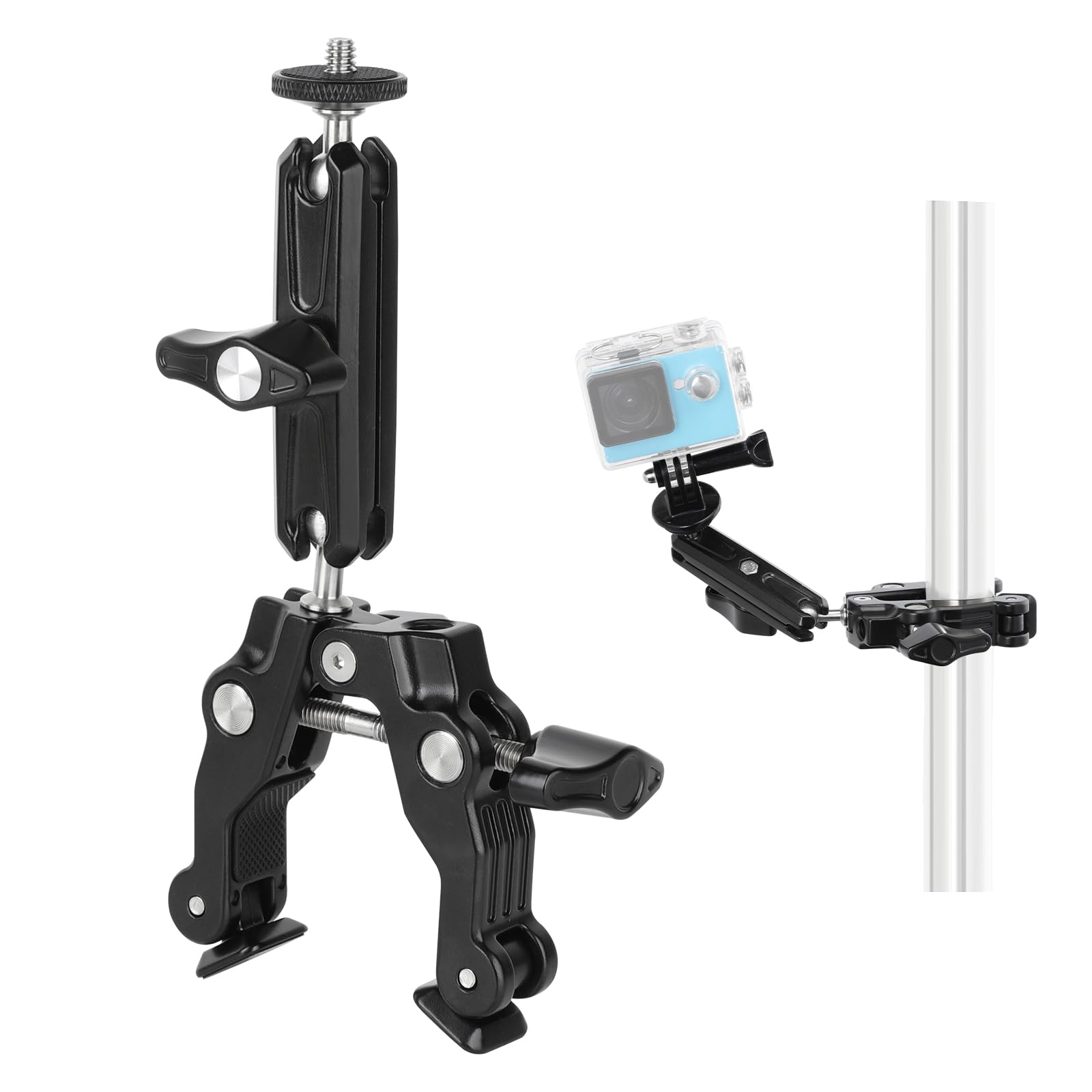UTEBIT Super Clamp Ball Head Arm Rotation Crab Clamp Camera Mount Screw Screw Clip Tripod Head Bike Smartphone Photography Flexible Arm Smartphone
UTEBIT Super Clamp Ball Head Arm Rotation Crab Clamp Camera Mount Screw Screw Clip Tripod Head Bike Smartphone Photography Flexible Arm Smartphone
