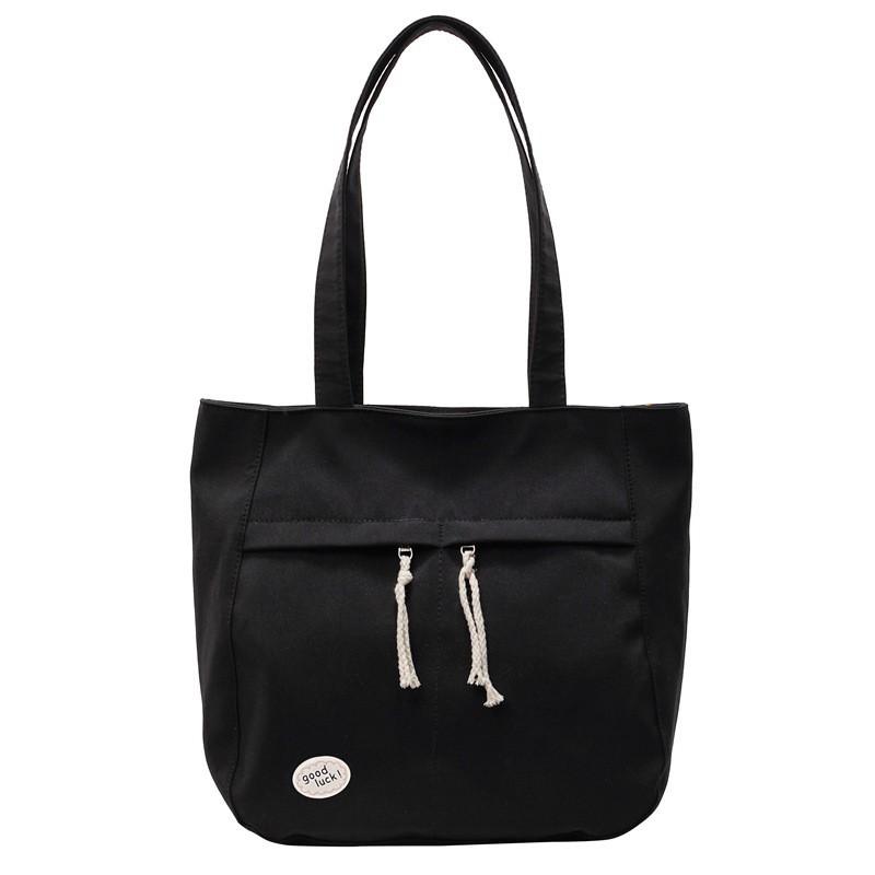 Ins Super Hot Tote Bag Women s Light Large Capacity Commuting Shoulder Cloth Work Travel Fashion чорний
Ins Super Hot Tote Bag Women s Light Large Capacity Commuting Shoulder Cloth Work Travel Fashion чорний