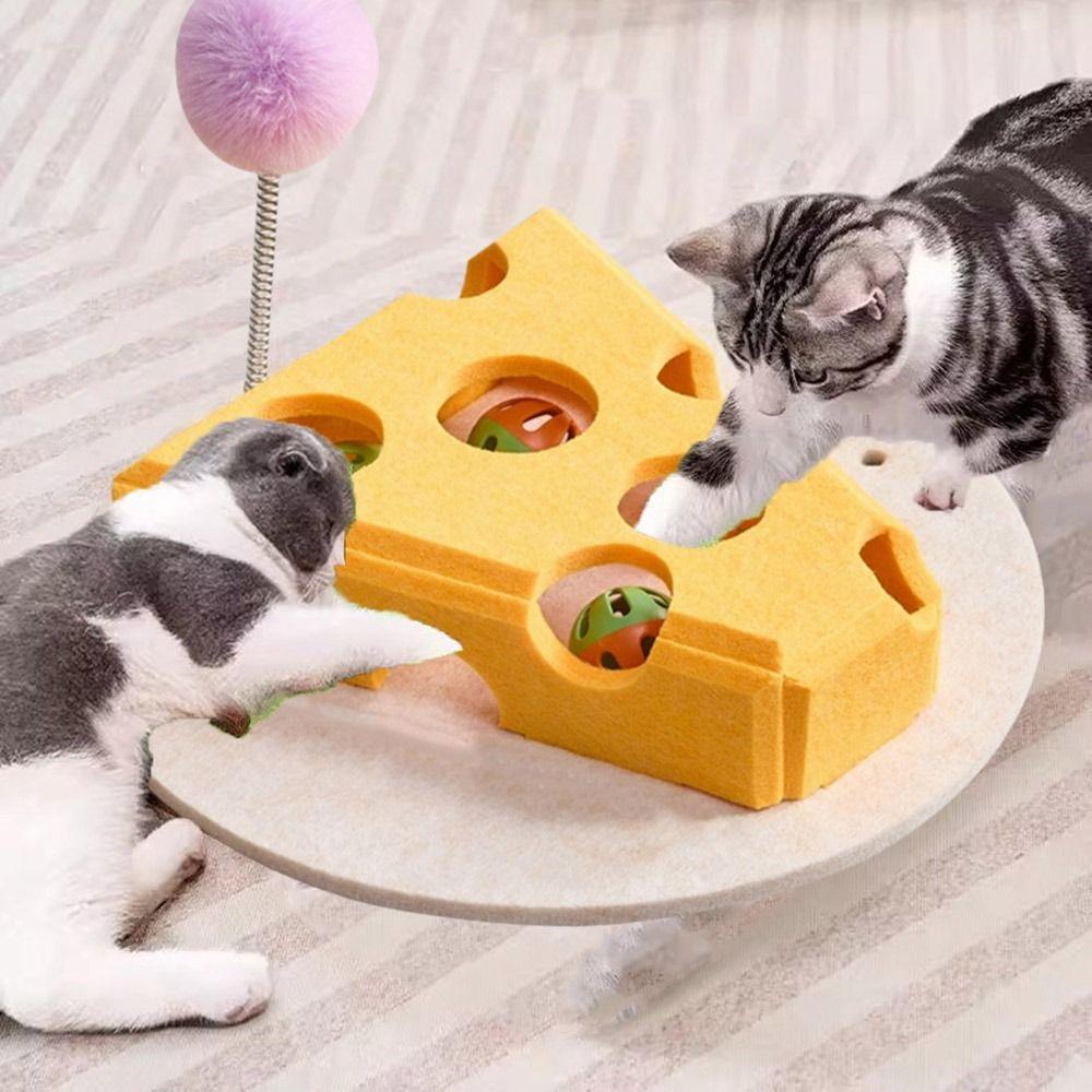 Hollow Cat Puzzle Toy Felt Teasing Cat Box Cat Hole Digging Toy Self-Improvement Green Style A
Hollow Cat Puzzle Toy Felt Teasing Cat Box Cat Hole Digging Toy Self-Improvement Green Style A