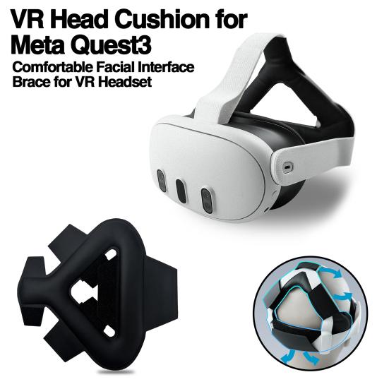 Подушка для головы VR. Удобная посадка. Широкая зона декомпрессии. Улучшенная защита от пота. Подушка для головы VR Experience для Meta Quest3.
Подушка для головы VR. Удобная посадка. Широкая зона декомпрессии. Улучшенная защита от пота. Подушка для головы VR Experience для Meta Quest3.