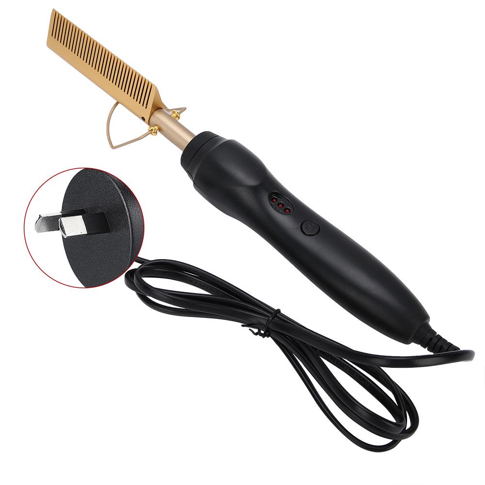 Multi Functional Electric Heating Hair Straightener Comb Hair Curler Curling Iron AU PLUG
Multi Functional Electric Heating Hair Straightener Comb Hair Curler Curling Iron AU PLUG