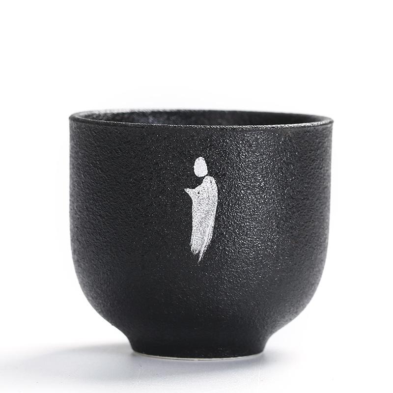 Traditional Matte Black Clay Tea Bowl Handmade Hand Painted Master Cup for Chinese Gongfu Pu‘er Tea Ceremony Zen Home Use 90ml
Traditional Matte Black Clay Tea Bowl Handmade Hand Painted Master Cup for Chinese Gongfu Pu‘er Tea Ceremony Zen Home Use 90ml