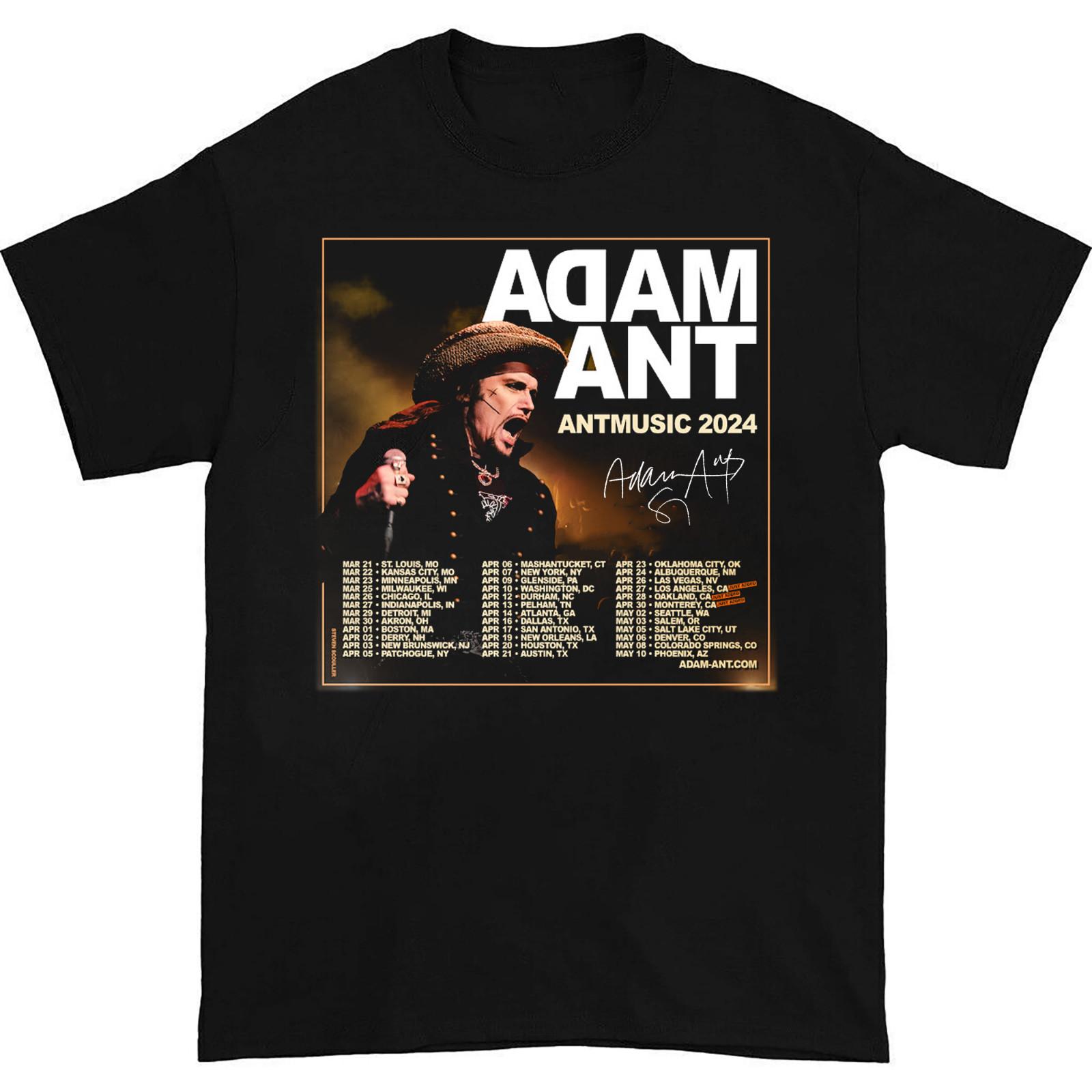 26 Adam Ant Autumn 2024 UK ANTMUSIC Tour Unisex T-Shirt All Size S To 5XL TMB2374 Unisex T-Shirt XXXXL
26 Adam Ant Autumn 2024 UK ANTMUSIC Tour Unisex T-Shirt All Size S To 5XL TMB2374 Unisex T-Shirt XXXXL