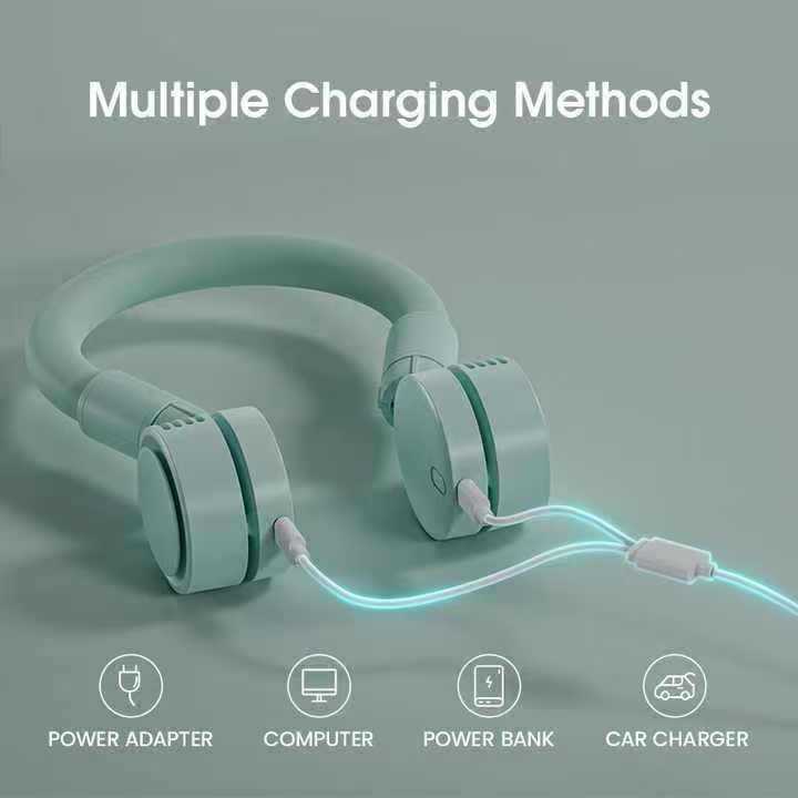 Mini Portable Fan Neck Fan Lazy USB Mini Silent Cooling Bladeless Neck Fan 24*17.5*4cm зелёный
Mini Portable Fan Neck Fan Lazy USB Mini Silent Cooling Bladeless Neck Fan 24*17.5*4cm зелёный
