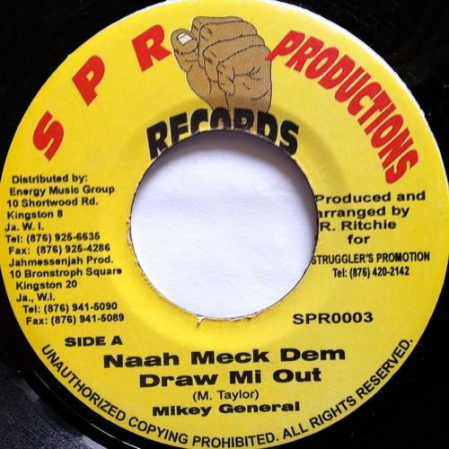 7-дюймовая пластинка MIKEY GENERAL - Naah Meck Dem Draw Mi Out SPR0003 SPR Productions Ямайка Регги, Ска и Даб Б/У
7-дюймовая пластинка MIKEY GENERAL - Naah Meck Dem Draw Mi Out SPR0003 SPR Productions Ямайка Регги, Ска и Даб Б/У