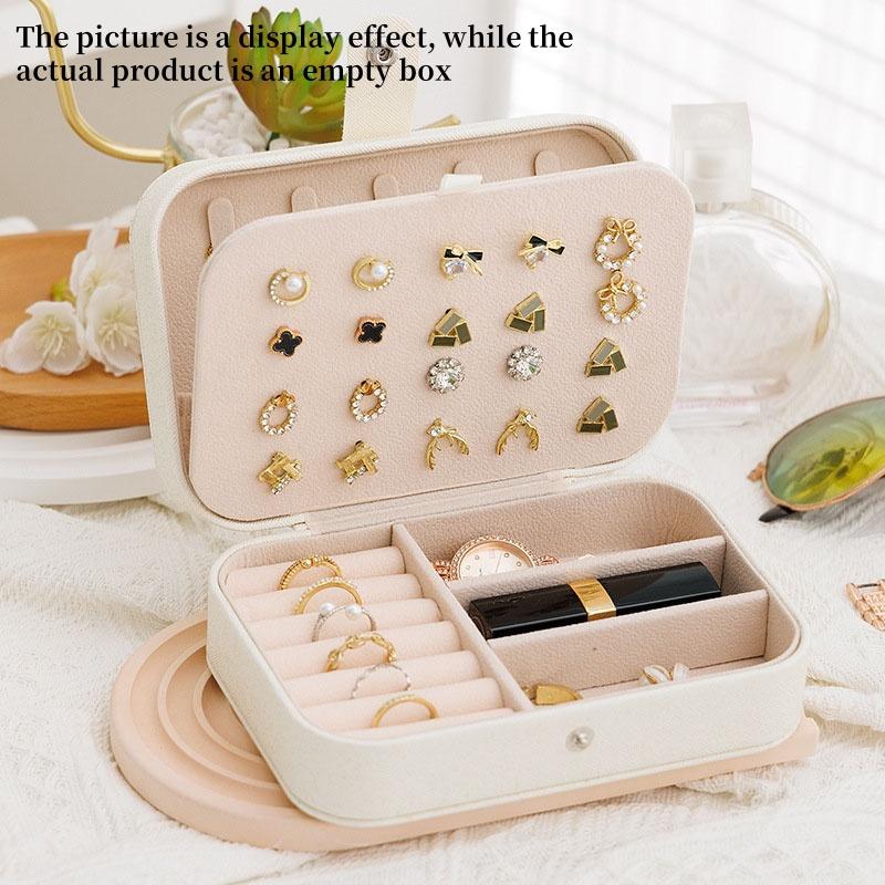 Portable Jewelry Storage Box Travel Organizer Jewelry Case Leather Storage Earrings Necklace Jewelry Organizer Display
Portable Jewelry Storage Box Travel Organizer Jewelry Case Leather Storage Earrings Necklace Jewelry Organizer Display