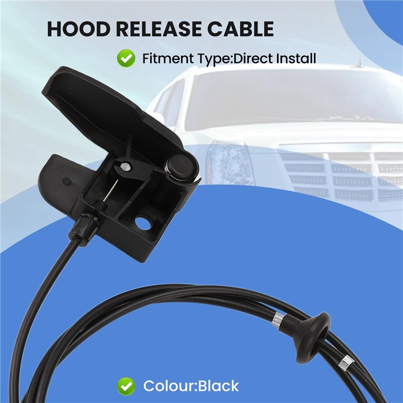 Hood Release Cable 912-176 20968782 15861818 For Cadillac Escalade Avalanche Hybrid GMC
Hood Release Cable 912-176 20968782 15861818 For Cadillac Escalade Avalanche Hybrid GMC