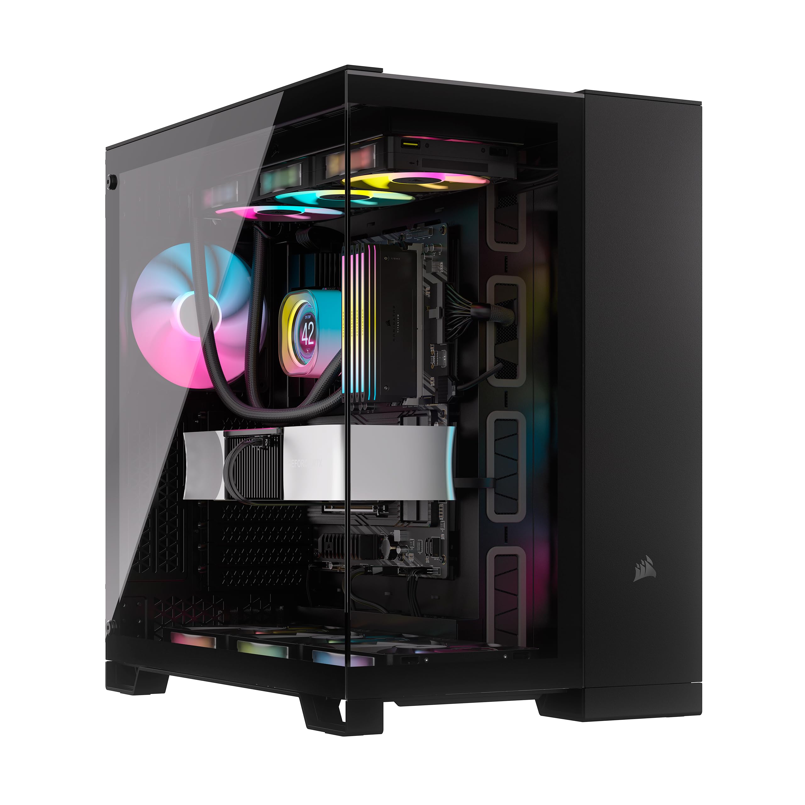 CORSAIR 6500X RGB Micro ATX Dual Chamber PC Case with iCUE LINK RX120 Fan Black CC-9011269-WW
CORSAIR 6500X RGB Micro ATX Dual Chamber PC Case with iCUE LINK RX120 Fan Black CC-9011269-WW