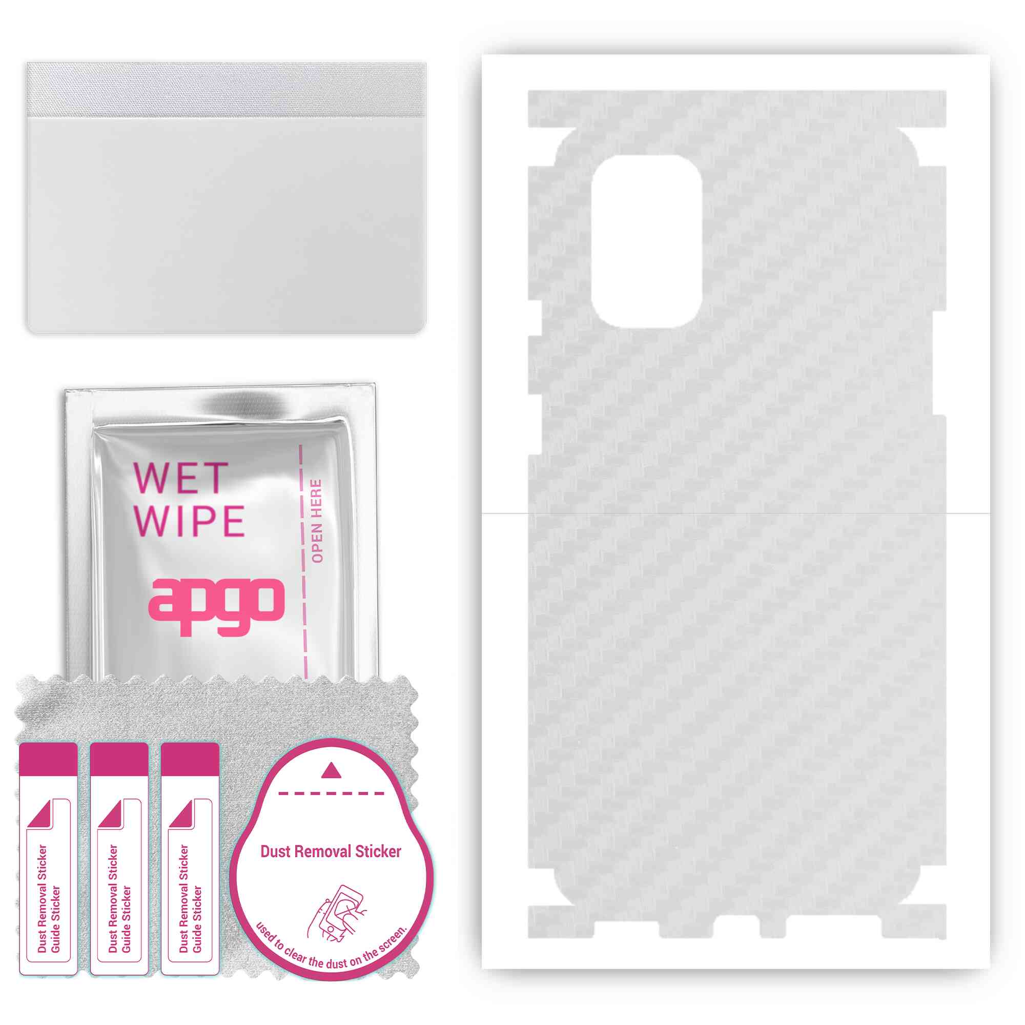 apgo Protective Skin Sticker for the back+sides compatible with OnePlus 8T, Full Wrap Film, Foil, Vinyl - Pattern Transparent Carbon
apgo Protective Skin Sticker for the back+sides compatible with OnePlus 8T, Full Wrap Film, Foil, Vinyl - Pattern Transparent Carbon