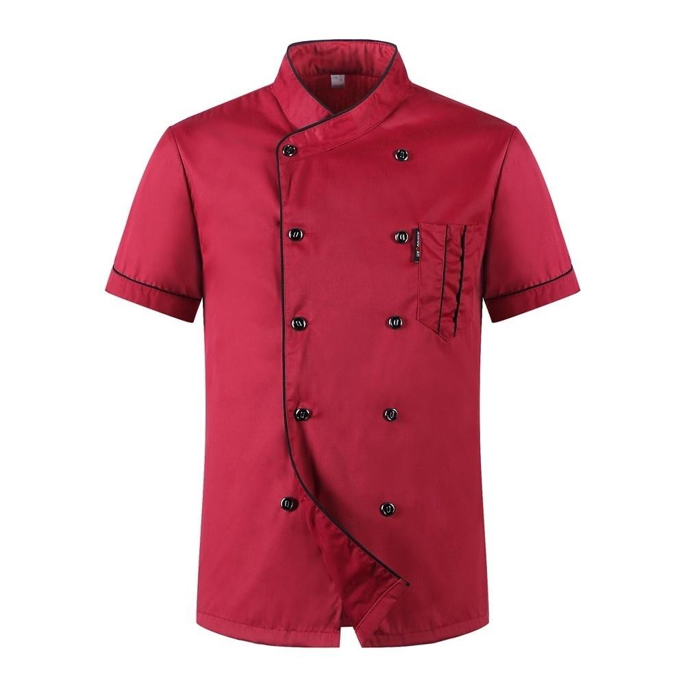 Chef Jacket Short Sleeve Cook Coat Barista Baker Work Uniform Waiter Restaurant Hotel Clothes 5XL червоний
Chef Jacket Short Sleeve Cook Coat Barista Baker Work Uniform Waiter Restaurant Hotel Clothes 5XL червоний