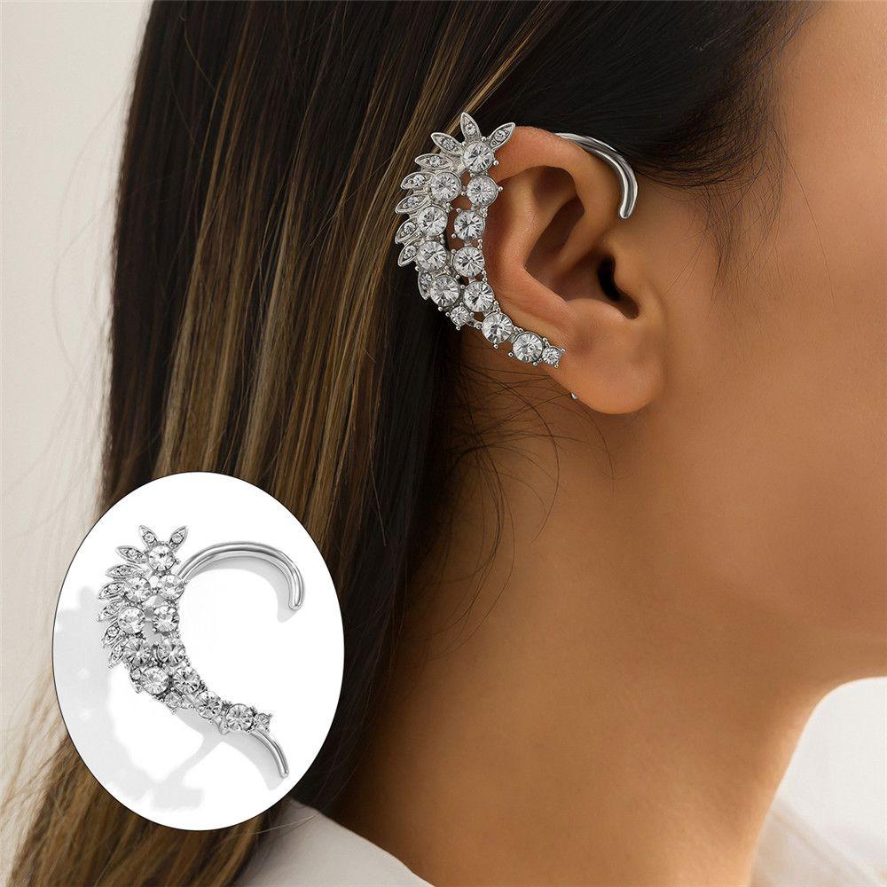 Fashion Gift Jewelry Geometric Fake Piercing Rhinestones Ear Cuff Ear Wrap Earrings
Fashion Gift Jewelry Geometric Fake Piercing Rhinestones Ear Cuff Ear Wrap Earrings