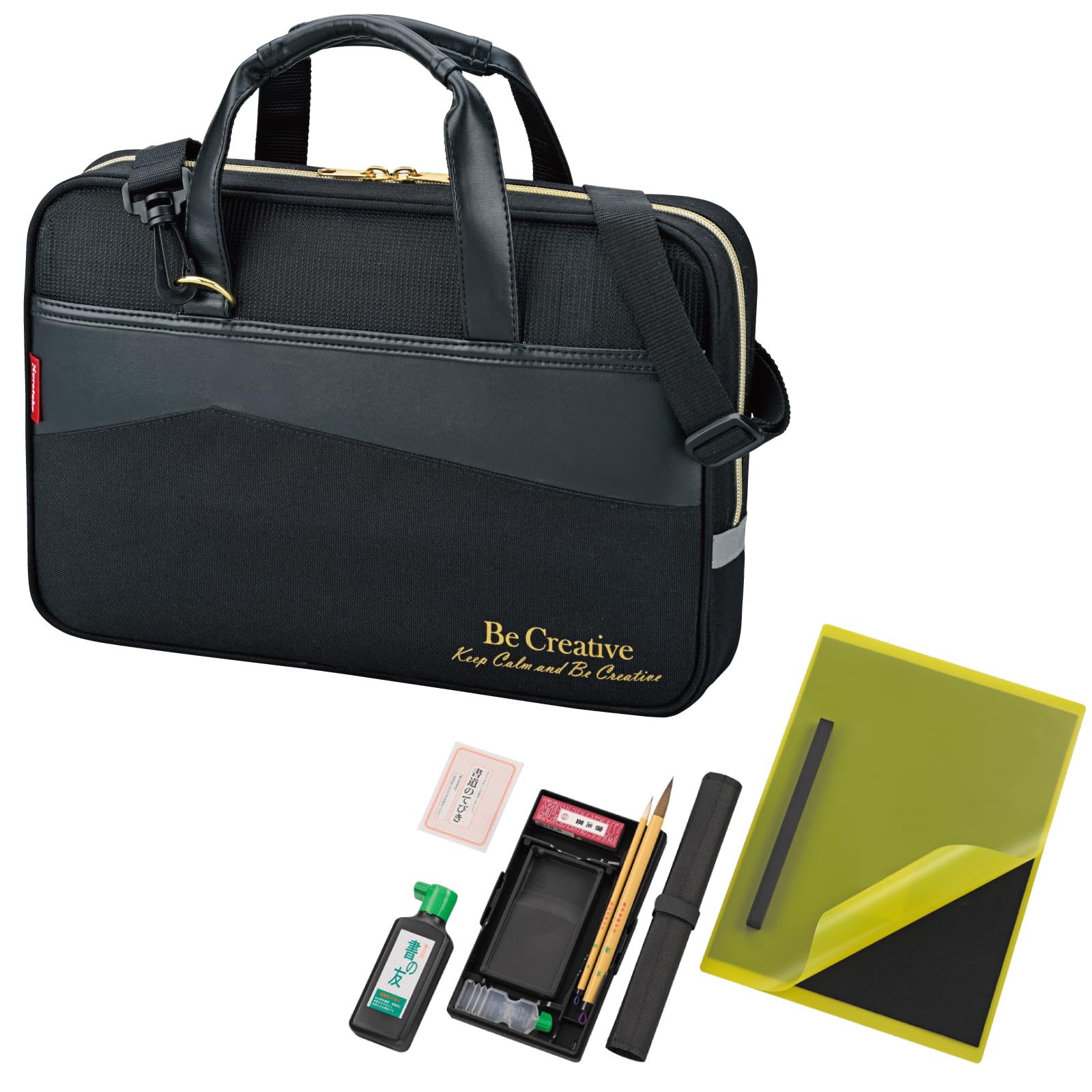 Набор для каллиграфии Kuretake Черный x Золотой GC-220S GC220-11
Набор для каллиграфии Kuretake Черный x Золотой GC-220S GC220-11