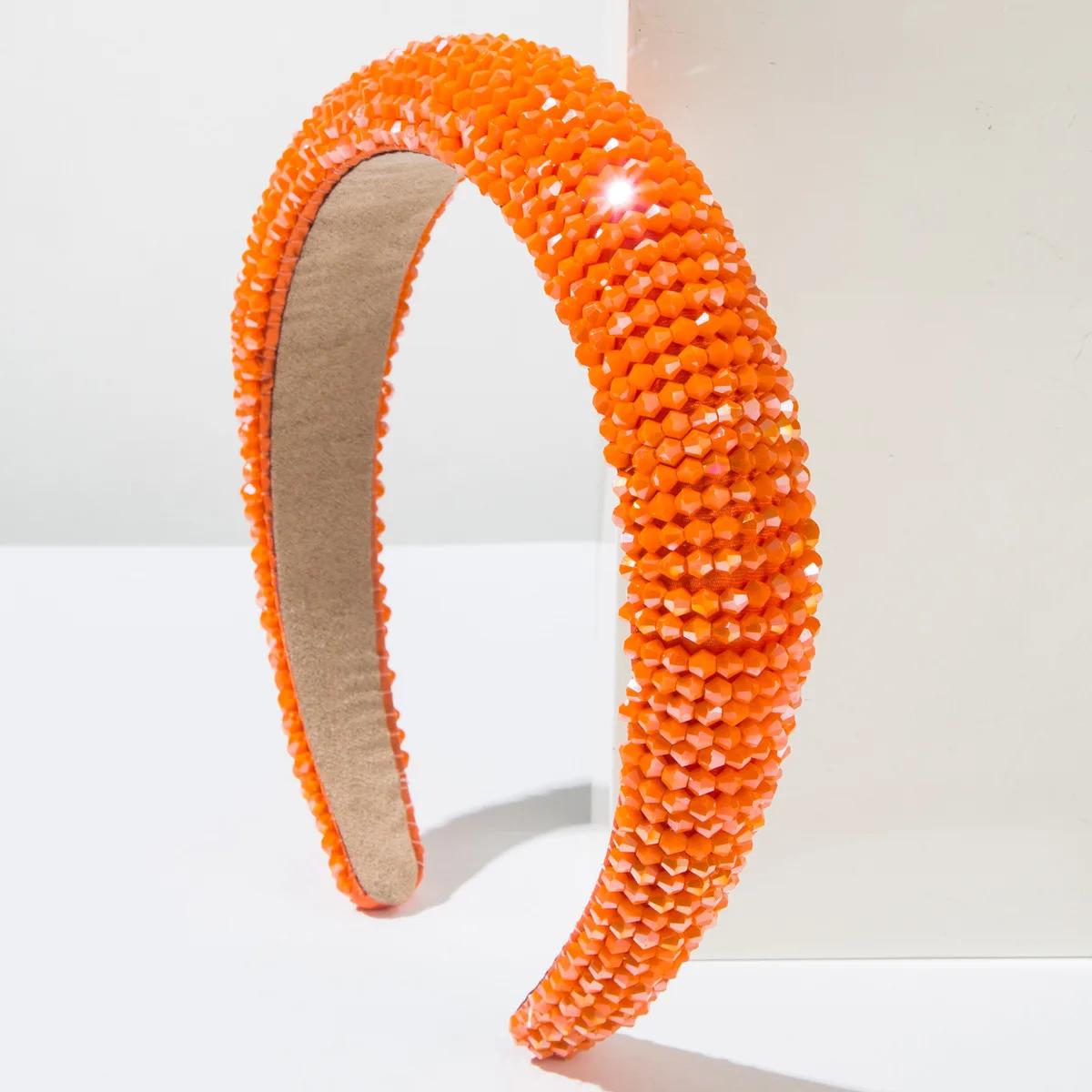 Европейская и американская мода Барочный кристалл с бисером Обмотанная повязка на голову Аксессуары для волос Женщины
Европейская и американская мода Барочный кристалл с бисером Обмотанная повязка на голову Аксессуары для волос Женщины