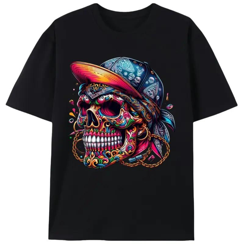 Hip-Hop Graffiti Paisley Skull Summer T-Shirt, Men s Unisex Streetwear Graphic T 5XL різнокольоровий
Hip-Hop Graffiti Paisley Skull Summer T-Shirt, Men s Unisex Streetwear Graphic T 5XL різнокольоровий