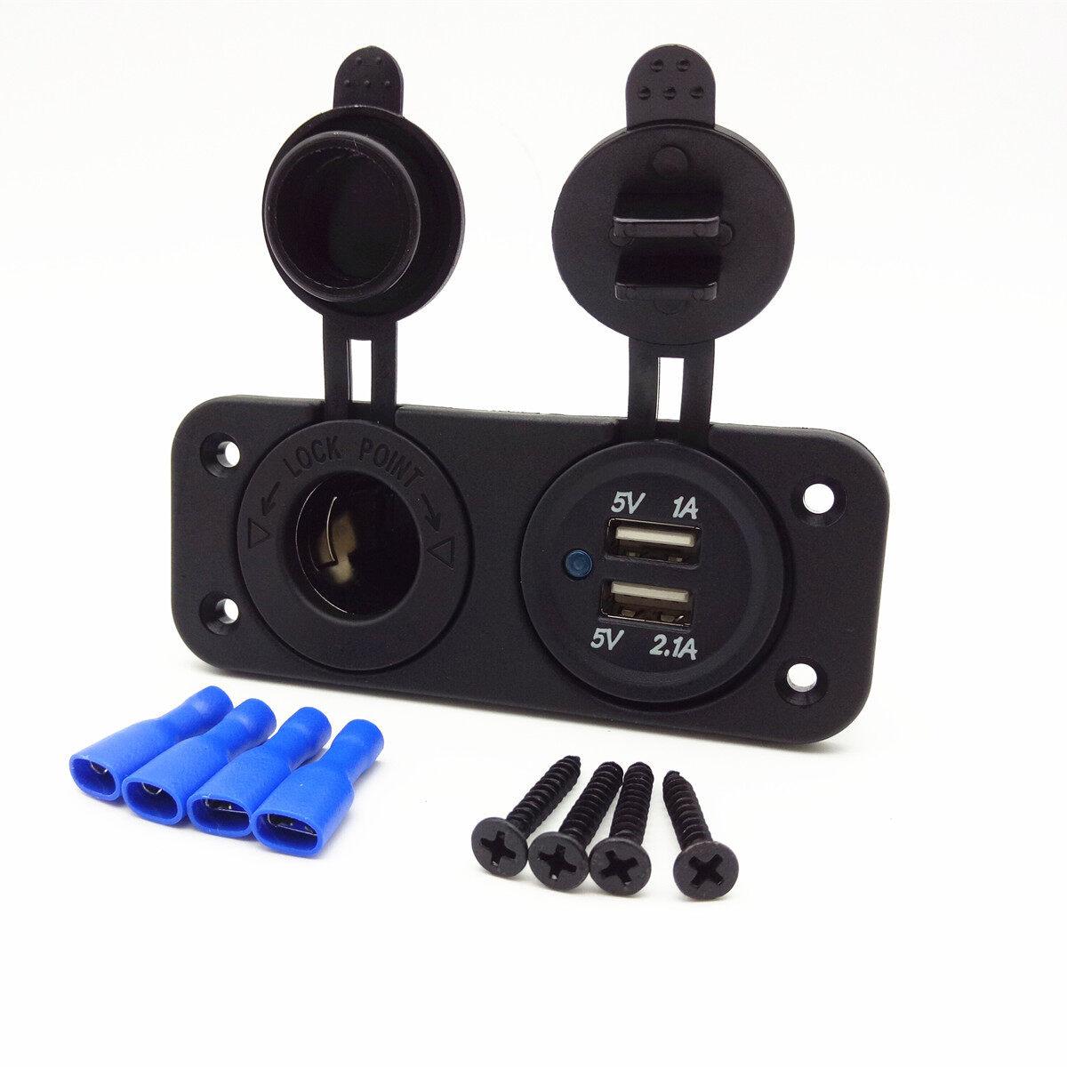12v 24v Camper Van Caravan Dual USB Socket Adapter Зарядний пристрій Прикурювач Великобританія 12v&24v як показано кольору
12v 24v Camper Van Caravan Dual USB Socket Adapter Зарядний пристрій Прикурювач Великобританія 12v&24v як показано кольору