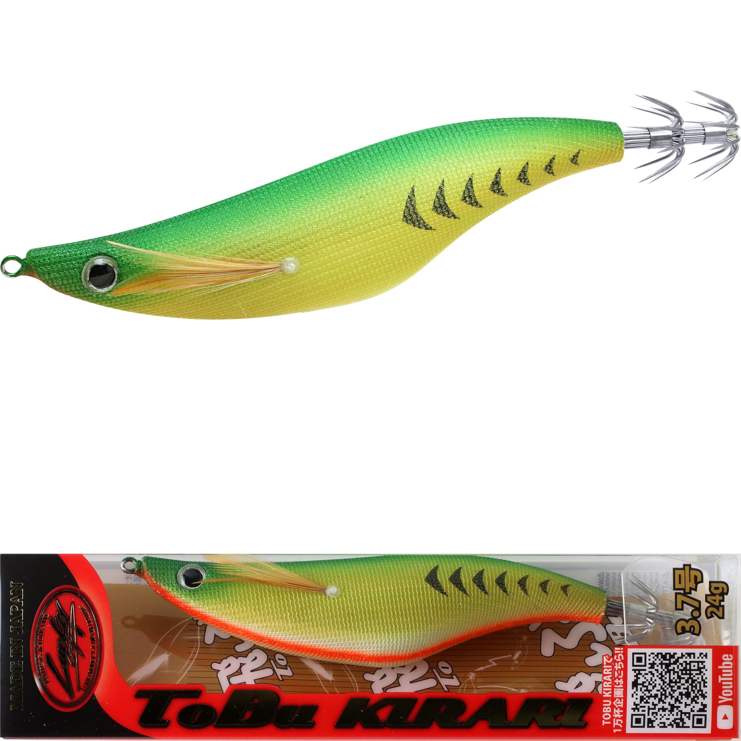 Lucky Craft Tobu Kirari Fully Egi GB Wakura 3.7 Weight-Shifting (1040 Emerald)
Lucky Craft Tobu Kirari Fully Egi GB Wakura 3.7 Weight-Shifting (1040 Emerald)