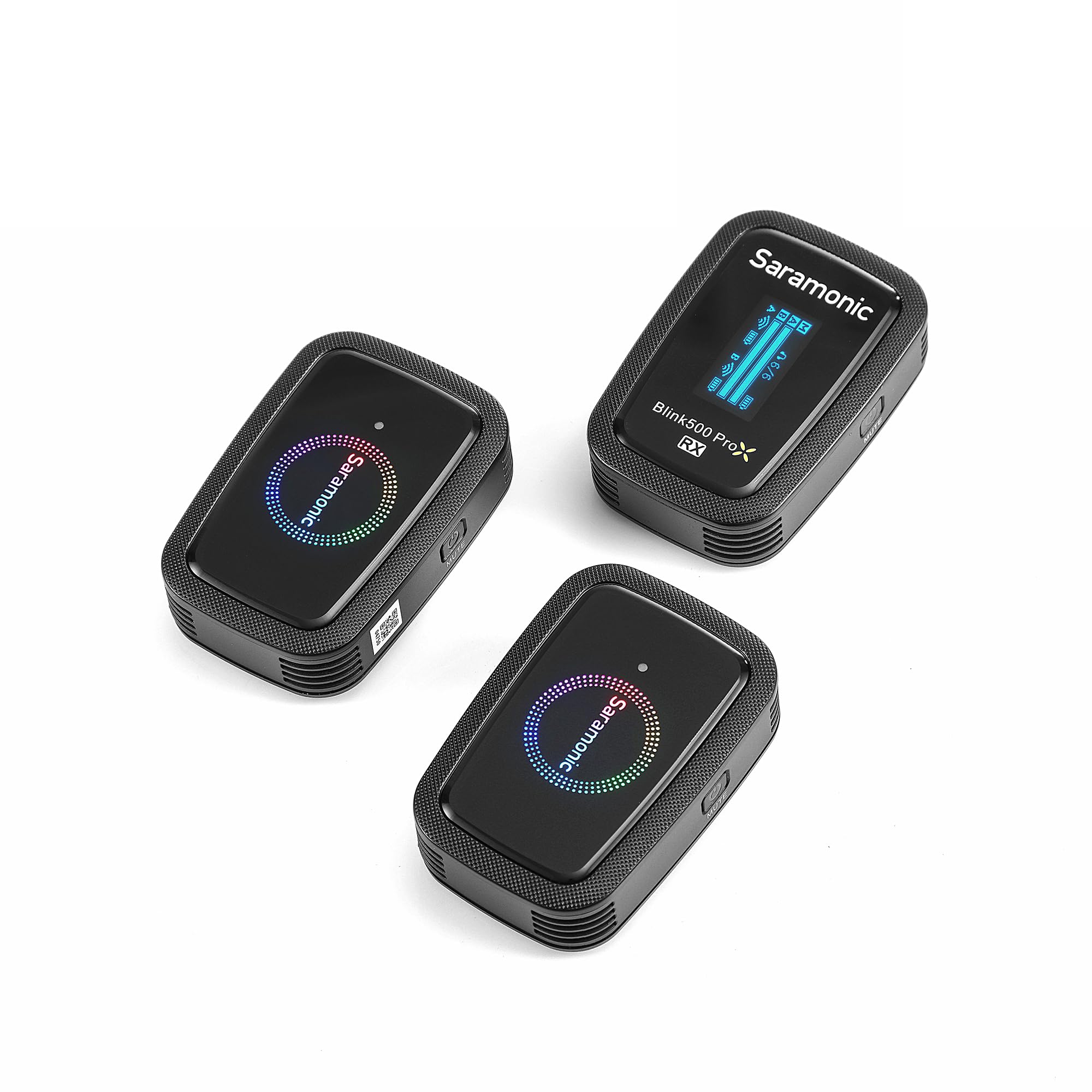 Saramonic Saramonic Micro Wireless Microphone System with RGB Light 2 1 Black Lavalier Microphone Included 2.4GHz Effects, Transmitters, Receiver,
Saramonic Saramonic Micro Wireless Microphone System with RGB Light 2 1 Black Lavalier Microphone Included 2.4GHz Effects, Transmitters, Receiver,