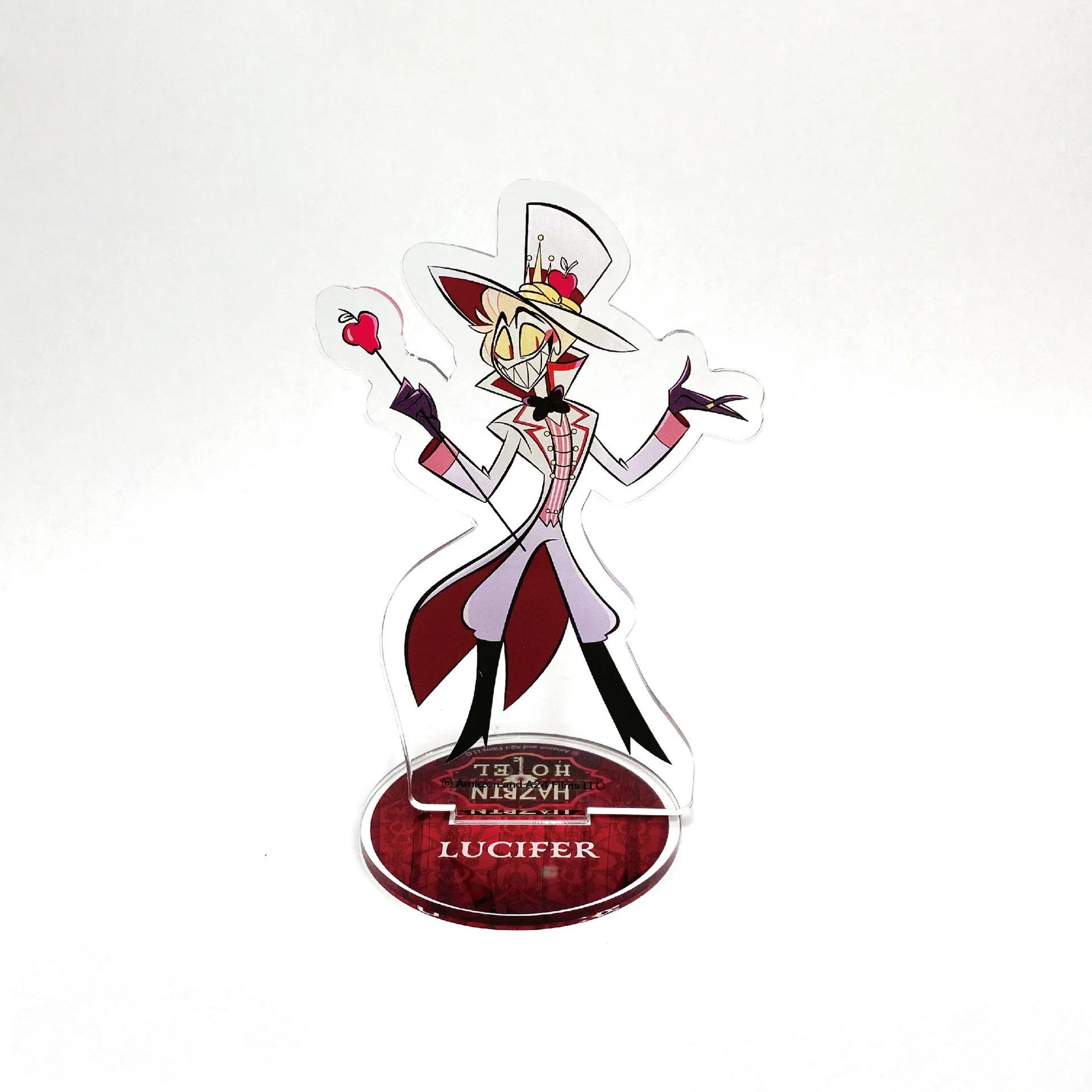Hazbin Anime Hotel Чарлі Морнінгстар Ваггі Аластор Акрилова підставка для фігурки Фігурка Настільна прикраса Фестивальний брелок
Hazbin Anime Hotel Чарлі Морнінгстар Ваггі Аластор Акрилова підставка для фігурки Фігурка Настільна прикраса Фестивальний брелок