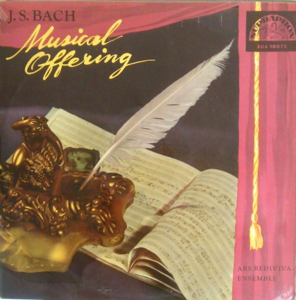LP Record J. S. BACH, ARS REDIVIVA ENSEMBLE - Musical Offering SUA10072 SUPRAPHON Czechoslov Classical Used
LP Record J. S. BACH, ARS REDIVIVA ENSEMBLE - Musical Offering SUA10072 SUPRAPHON Czechoslov Classical Used
