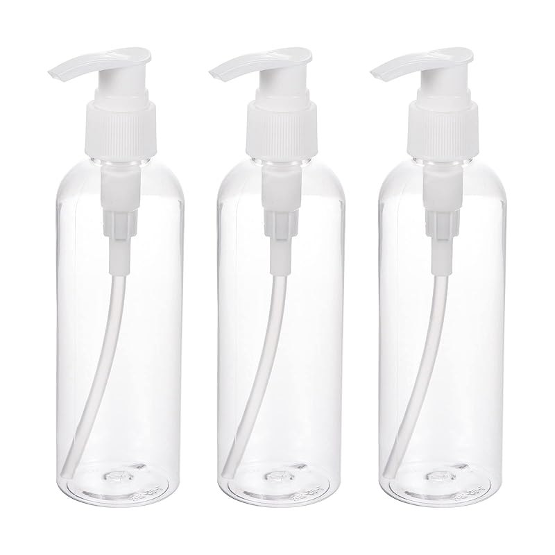 PATIKIL 200mL airless pump bottle 3 pieces portable refillable dispensing container travel shampoo lotion clear
PATIKIL 200mL airless pump bottle 3 pieces portable refillable dispensing container travel shampoo lotion clear