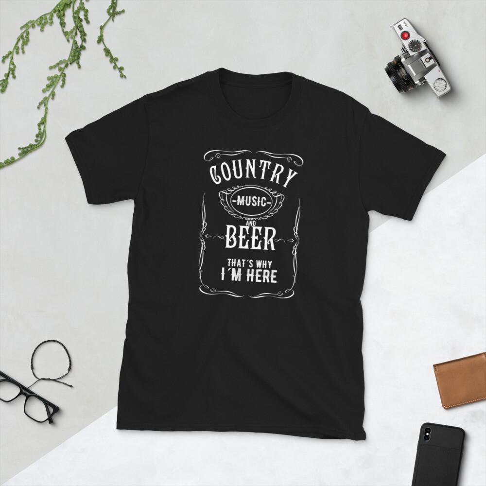 Country Music and Beer That s Why I m Here Beer, Short-Sleeve Unisex T-Shirt L
Country Music and Beer That s Why I m Here Beer, Short-Sleeve Unisex T-Shirt L