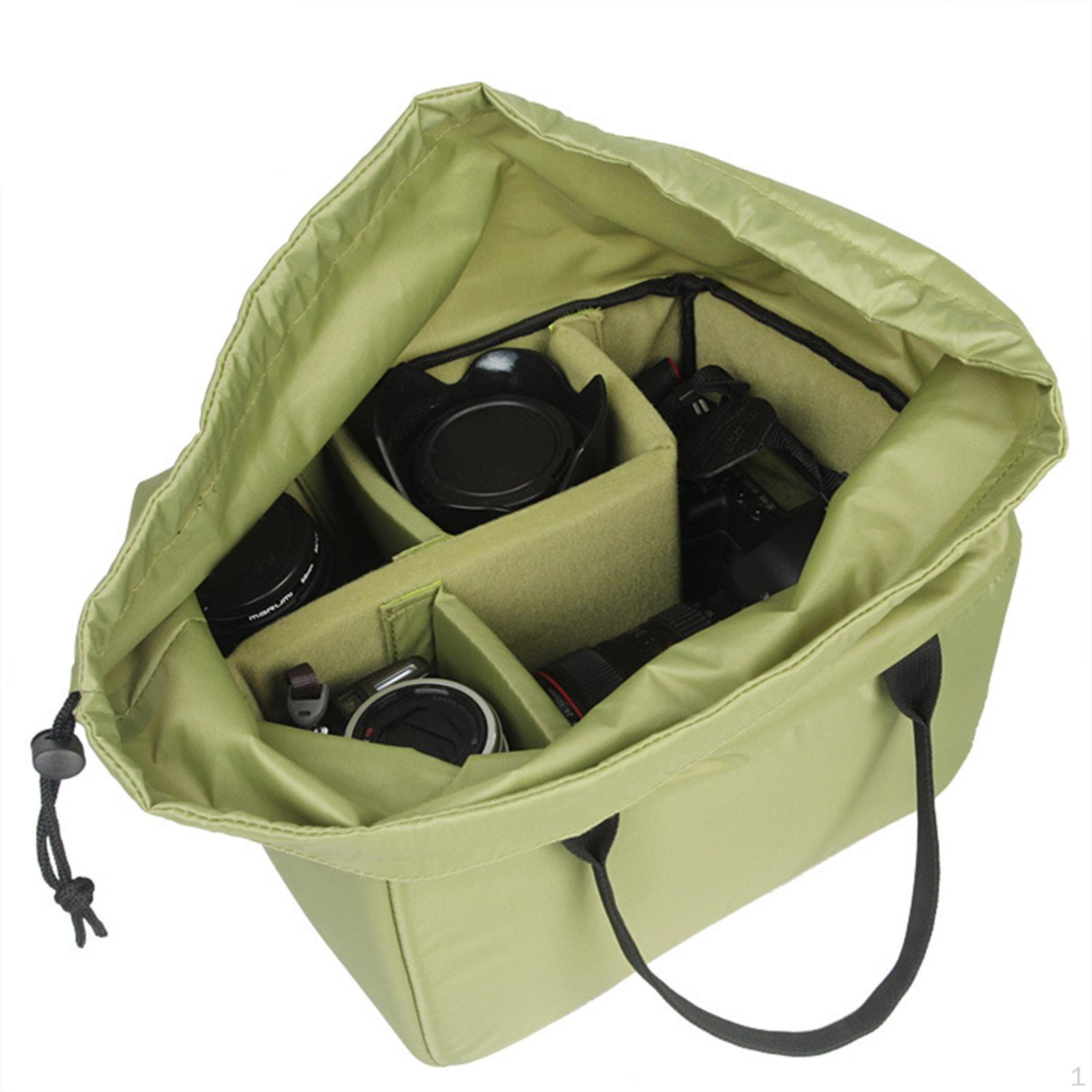 Camera Insert Bag Large Nylon Breathable Hiking with Compartment Convenient Lens зелений
Camera Insert Bag Large Nylon Breathable Hiking with Compartment Convenient Lens зелений