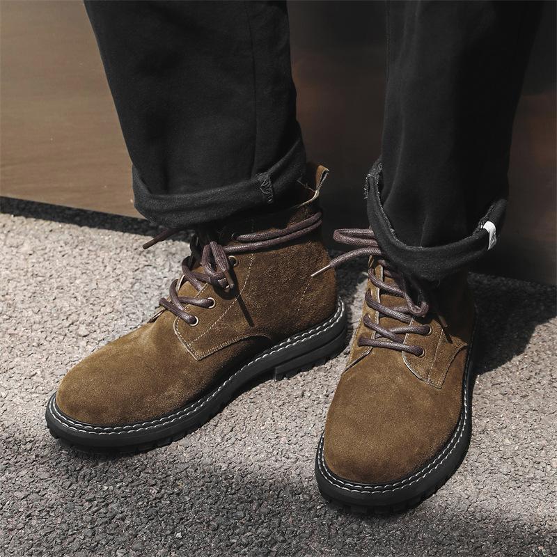 Trend anti-velvet leather Martin boots 2024 autumn and winter new British style retro medium help tooling short boots 1143-J 38 хаки
Trend anti-velvet leather Martin boots 2024 autumn and winter new British style retro medium help tooling short boots 1143-J 38 хаки
