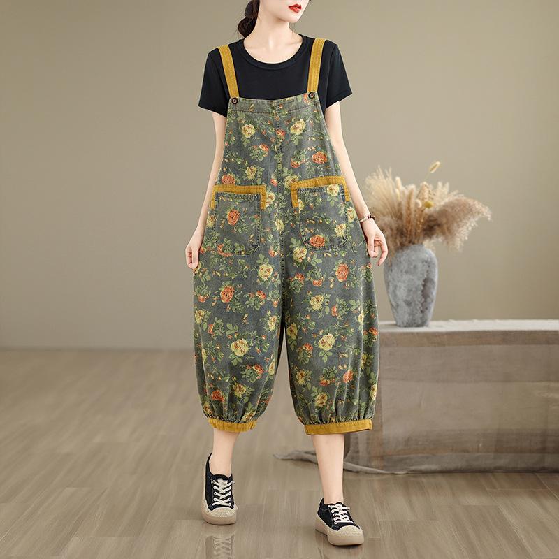 Винтажные джинсы свободного кроя с принтом, брюки на лямках, женская повседневная уличная одежда, брюки с широкими штанинами, комбинезоны, женские летние XL
Винтажные джинсы свободного кроя с принтом, брюки на лямках, женская повседневная уличная одежда, брюки с широкими штанинами, комбинезоны, женские летние XL