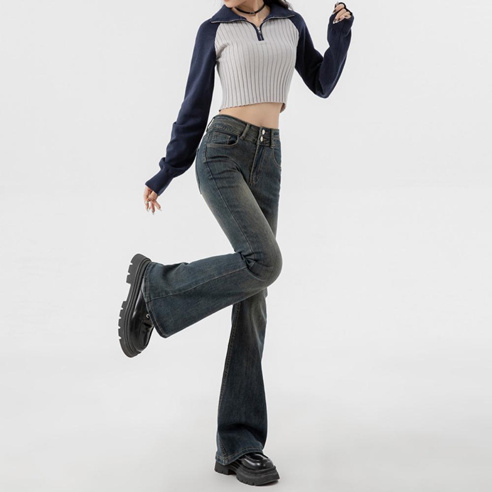 Персонализированные уличные джинсы с высокой посадкой и двойной пряжкой, женские новые тонкие джинсы-подковы на весну и осень XL
Персонализированные уличные джинсы с высокой посадкой и двойной пряжкой, женские новые тонкие джинсы-подковы на весну и осень XL