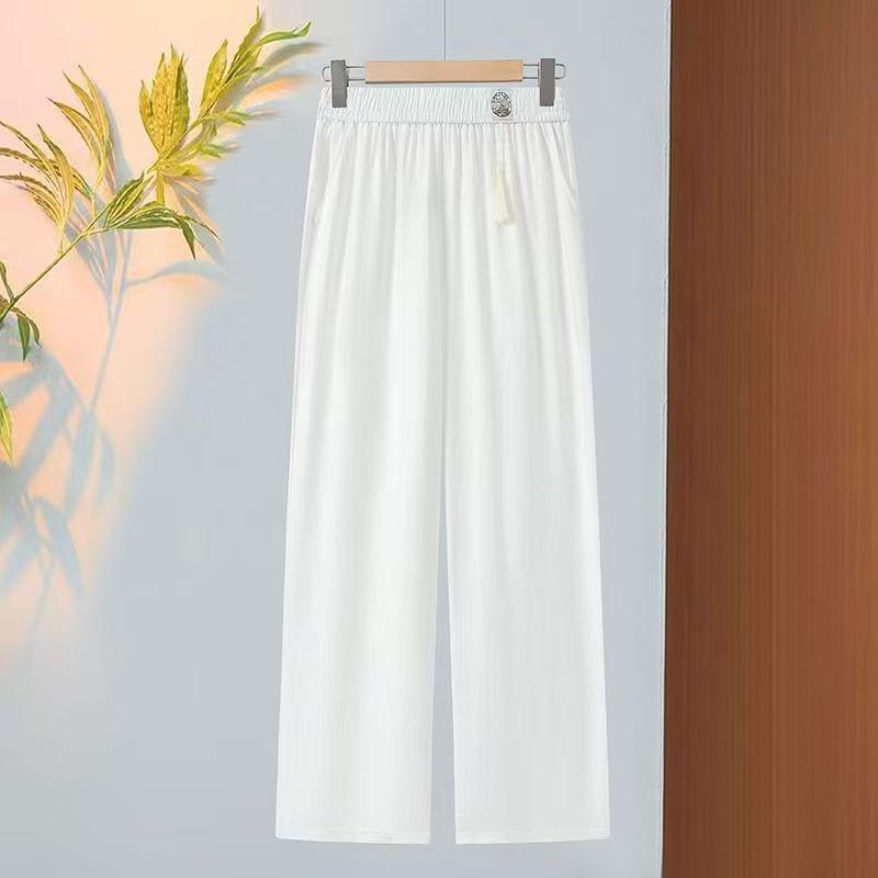 Spring/Summer High-Waisted Loose Elastic Wide-Leg Pants for Middle-Aged Women 4XL (135-150 lbs) белый
Spring/Summer High-Waisted Loose Elastic Wide-Leg Pants for Middle-Aged Women 4XL (135-150 lbs) белый