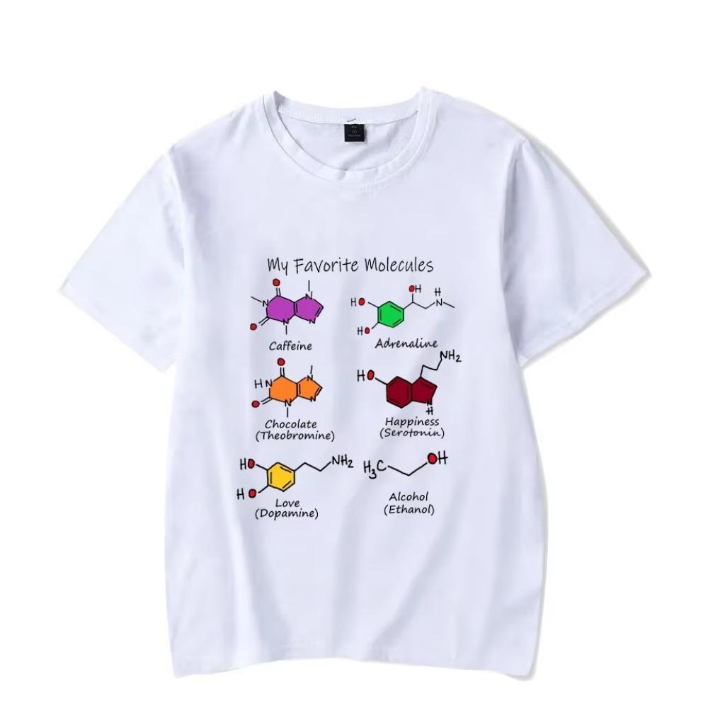 Мужская футболка Химия — это круто Мои любимые молекулы Кофеин Принт Футболка Мужская с круглым вырезом Базовая футболка Мужские классические топы XXXXXL белый
Мужская футболка Химия — это круто Мои любимые молекулы Кофеин Принт Футболка Мужская с круглым вырезом Базовая футболка Мужские классические топы XXXXXL белый