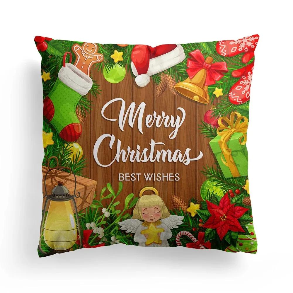 Christmas Cartoon Pattern Winter Decorative Cushion Cover 45x45cm Home Decoration Living Room Sofa Pillow Cover 30x30cm чёрный
Christmas Cartoon Pattern Winter Decorative Cushion Cover 45x45cm Home Decoration Living Room Sofa Pillow Cover 30x30cm чёрный